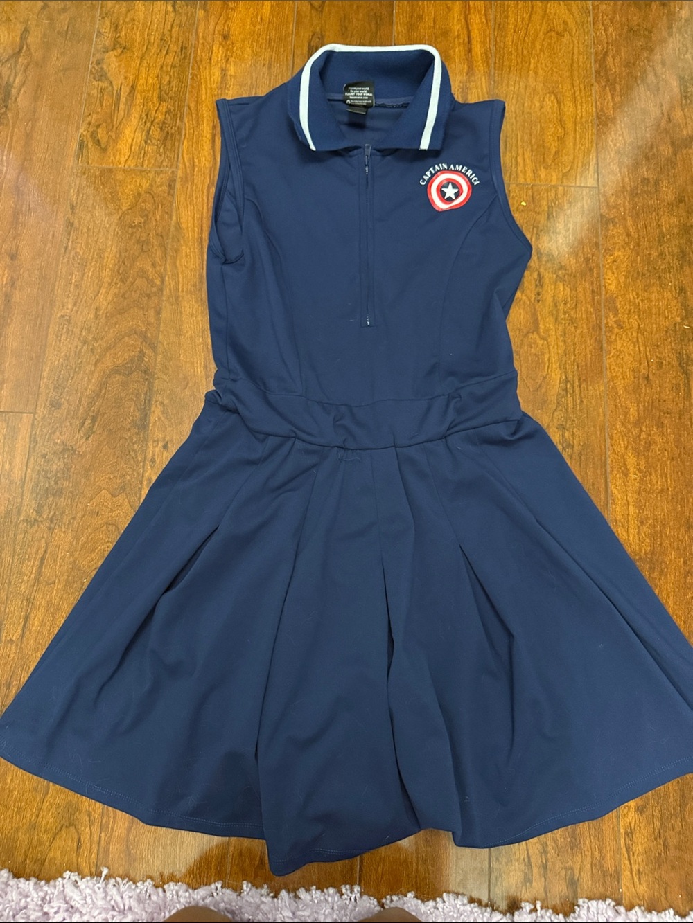 Marvel Heroes Unniverse Sleeveless Captain America Dress